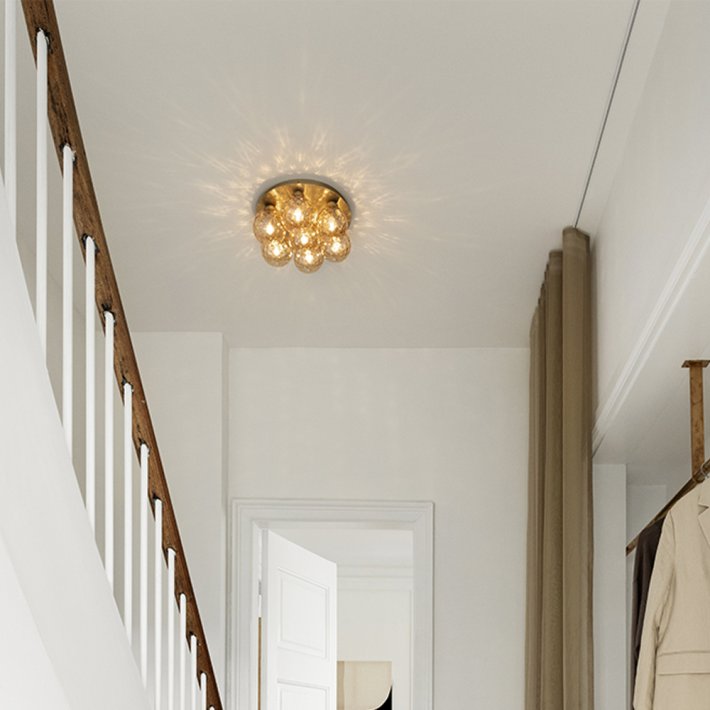 Nuura - Apiales 7 Plafond I Brushed Brass/Optic Gold