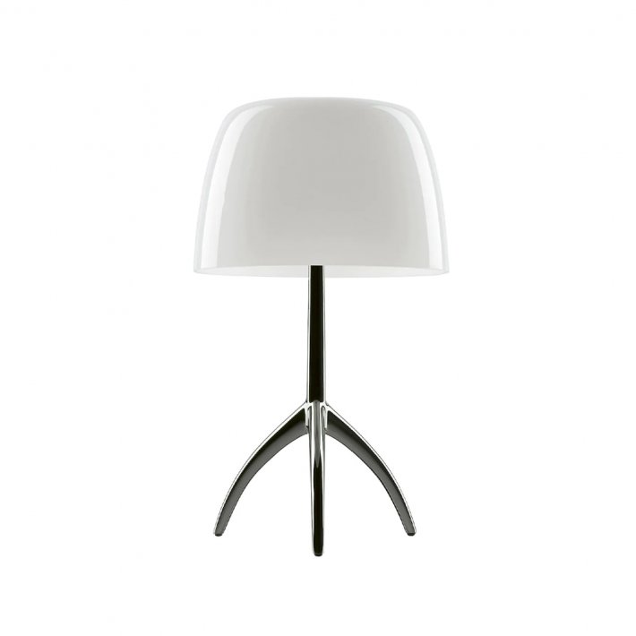 Foscarini - Lumiere | Table | Grande | Dmpbar | Warm white | Black chrome