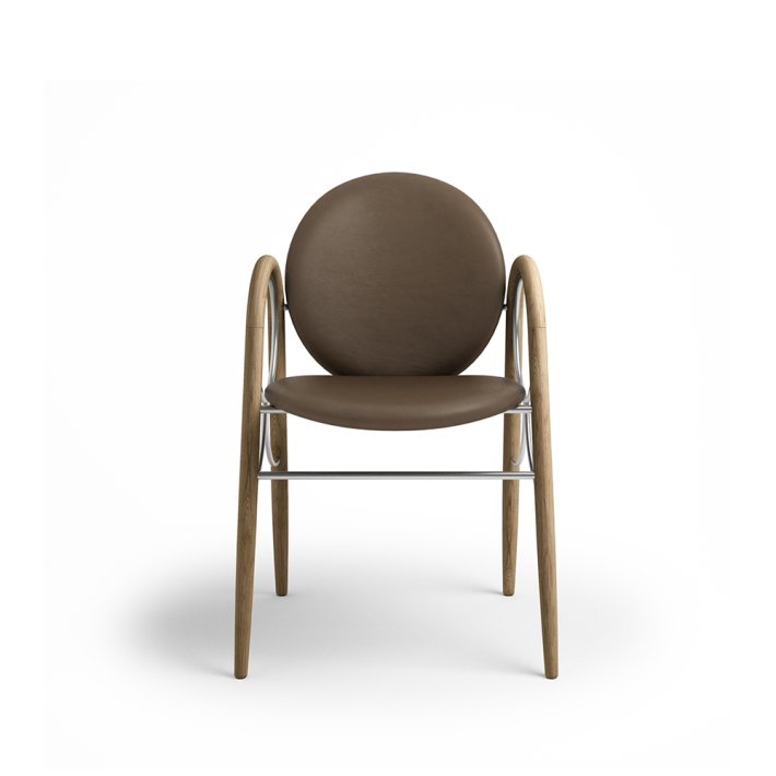 Brdr. Krger - Arkade Spisebordsstol | Fuldpolstret | Eg klar voks olieret