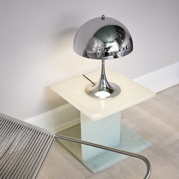 Louis Poulsen - Panthella 320 Table Lamp | Hjglansforkromet