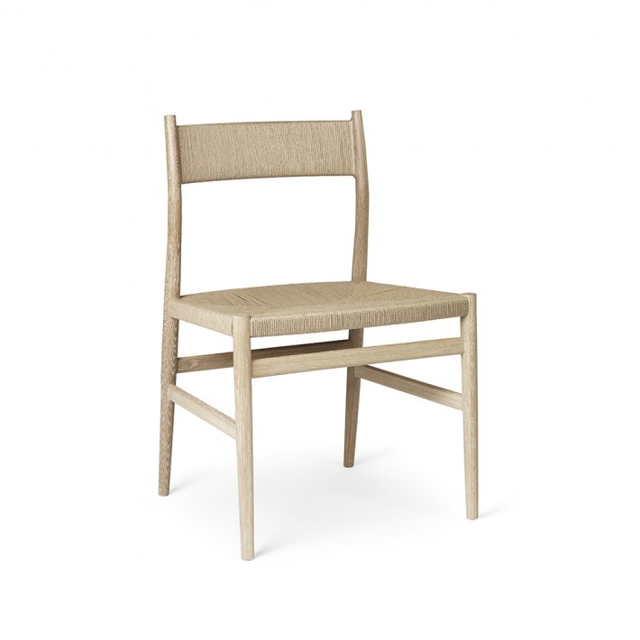 Brdr. Krger - Arv Spisebordsstol | Uden armln | Flettet ryg & sde