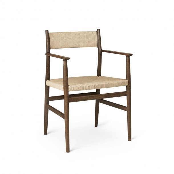 Brdr. Krger - Arv Spisebordsstol | Med armln | Flettet ryg &amp; sde