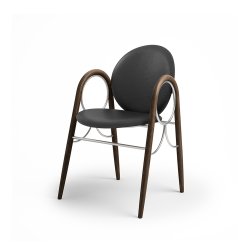 Brdr. Krger - Arkade Spisebordsstol | Fuldpolstret | Eg rget