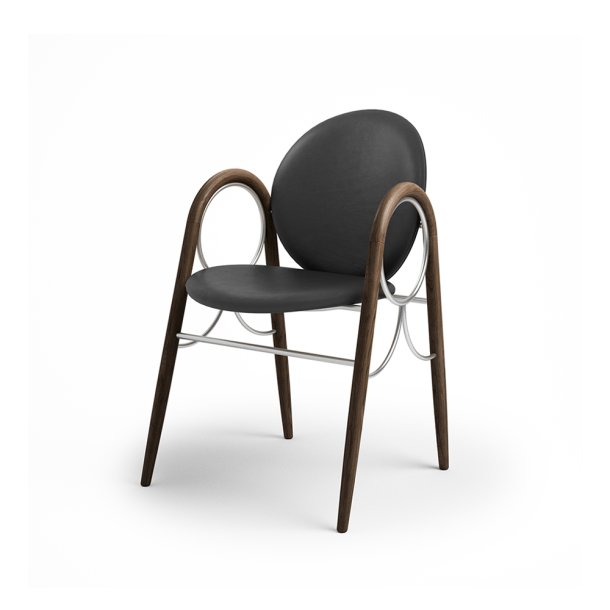 Brdr. Krger - Arkade Spisebordsstol | Fuldpolstret | Eg rget