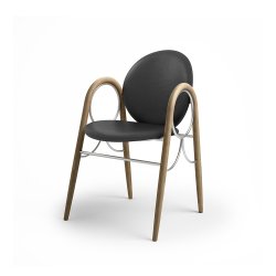 Brdr. Krger - Arkade Spisebordsstol | Fuldpolstret | Eg klar voks olieret