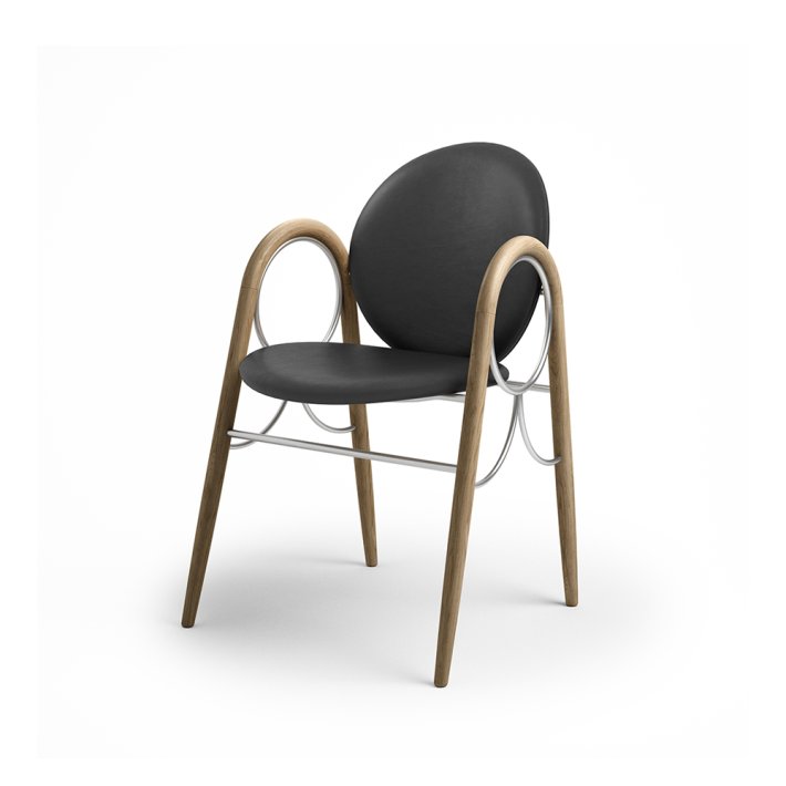 Brdr. Krger - Arkade Spisebordsstol | Fuldpolstret | Eg klar voks olieret