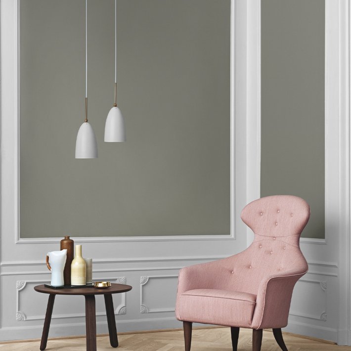 Gubi - Grashoppa pendel | White | Semi Matt