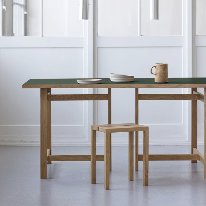 Moebe - Rectangular Dining Table | 160 cm | Linoleum