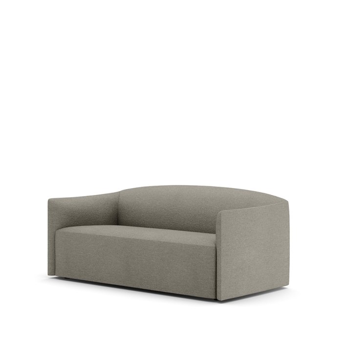 New Works - Shore Sofa 2 Seater Extended Base |Romo Linara Taupe