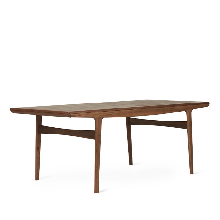 WARM NORDIC - Evermore Spisebord | 190 cm | Teakolieret eg | Inkl. 2 tillgsplader