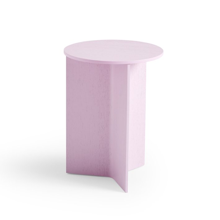 HAY - Slit Table Wood | High | Pink