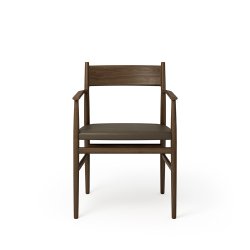 Brdr. Krger - Arv Spisebordsstol | Med armln | Lder sde | Massiv ryg