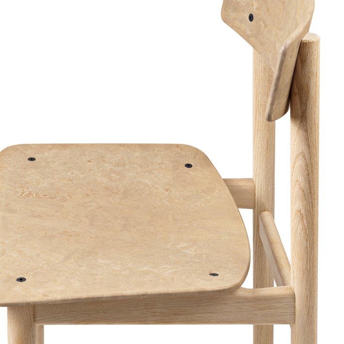Mater - Conscious Chair BM3162 | Sbebehandlet Eg og Coffee Waste Light