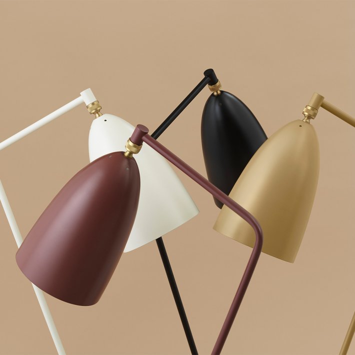 Gubi - Grashoppa Gulvlampe | Olive Brown