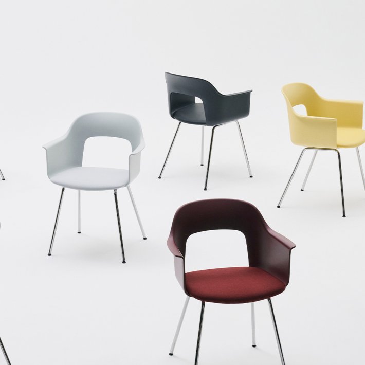 HAY - Layout Armchair 213 | Polstret s�de | St�lbase