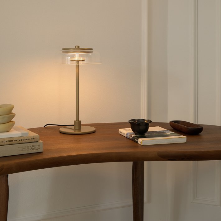 Nuura - Blossi Table | Small | Nordic Gold | Clear