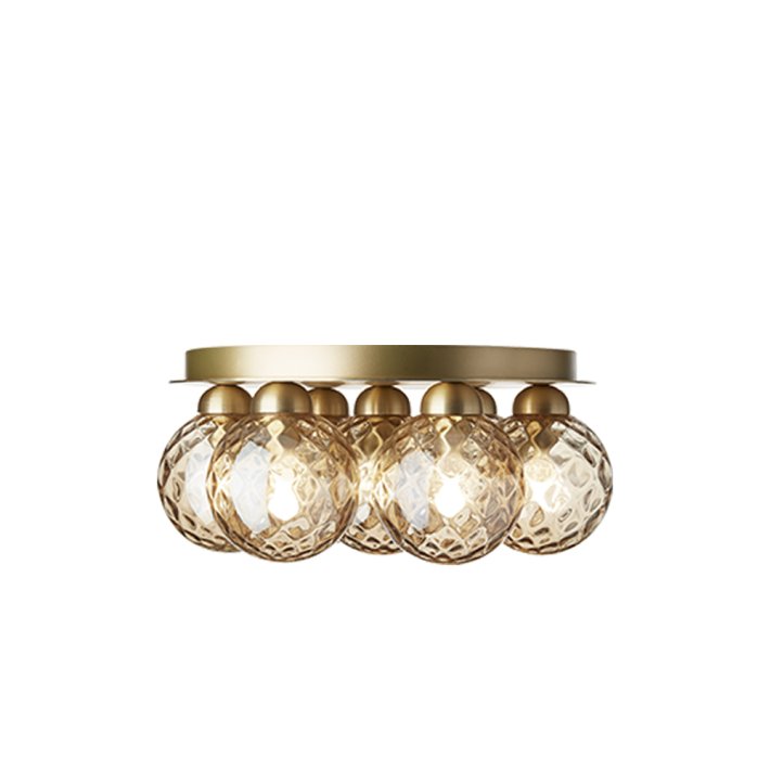 Nuura - Apiales 7 Plafond I Brushed Brass/Optic Gold