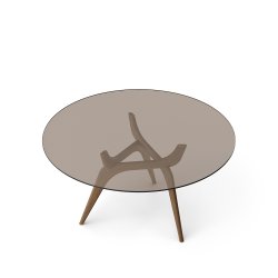 Brdr. Krger - TRIIIO | Spisebord |Bronze glas | Eg Rget Olieret | 135