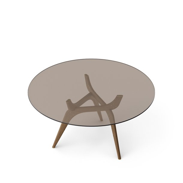 Brdr. Krger - TRIIIO | Spisebord |Bronze glas | Eg Rget Olieret | 135