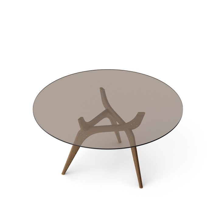 Brdr. Krüger - TRIIIO | Spisebord | Bronze glas | Eg Rget Olieret | 135