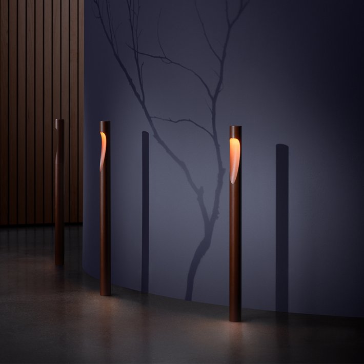 Louis Poulsen - Flindt Garden Pullert | H�j | Uden adapter |&nbsp;Corten | LED 2700K 6.2W | Anker