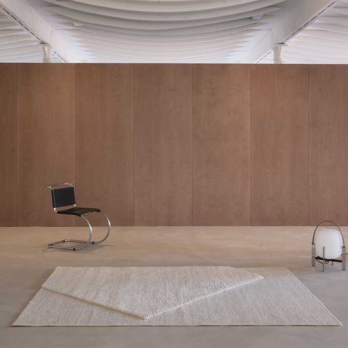 nanimarquina - Oblique Ivory Rug | Pattern A