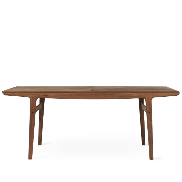 WARM NORDIC - Evermore Spisebord | 190 cm | Teakolieret eg | Inkl. 2 tillgsplader