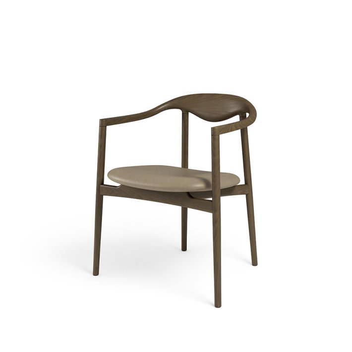 Brdr. Kr�ger - Jari Dining Chair I Fully upholstered I Fumed oak