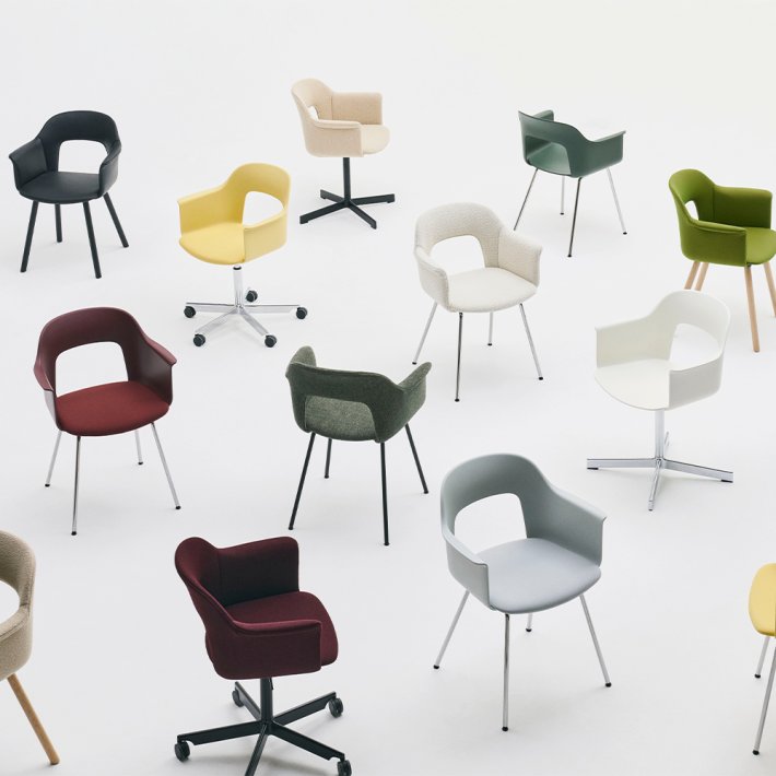 HAY - Layout Armchair 212 | Steel base