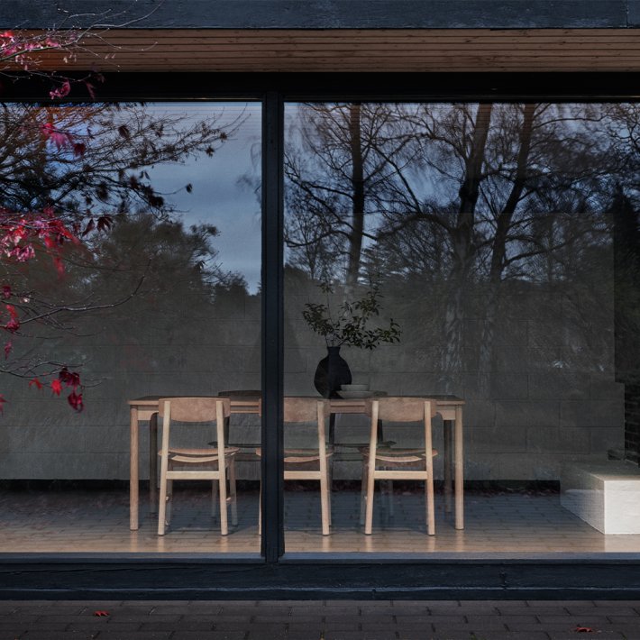 Mater - Conscious Chair BM3162 | Sbebehandlet Eg og Coffee Waste Light