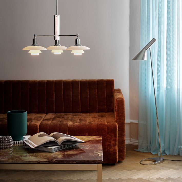 Louis Poulsen - AJ Gulvlampe | Rustfrit stl poleret