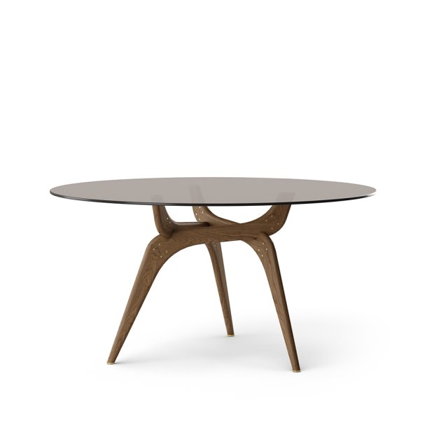 Brdr. Krger - TRIIIO | Spisebord |Bronze glas | Eg Rget Olieret | 135