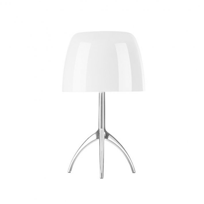 Foscarini - Lumiere | Table | Grande | Dmpbar | Warm white | Aluminium
