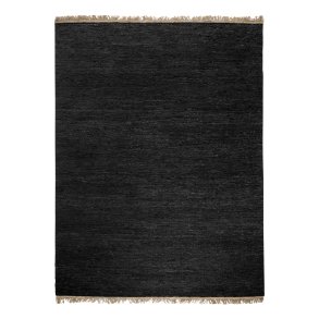 Massimo - Sumace | Black m. frynser | 200 x 300 cm