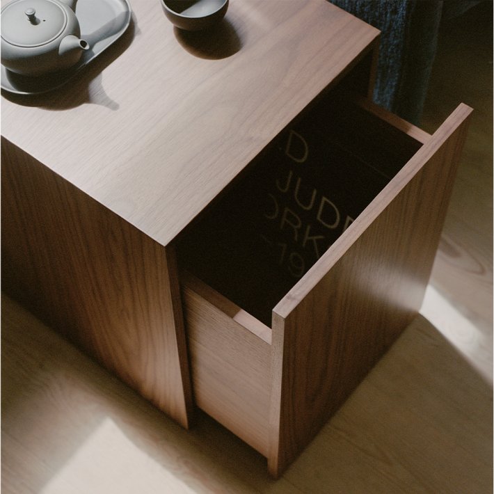 New Works - Mass Side Table | W. Drawer
