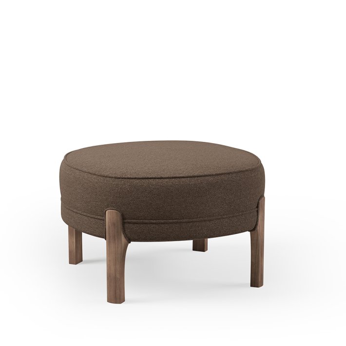 Warm Nordic - Cocktail Lounge Pouf | Smoked Oak