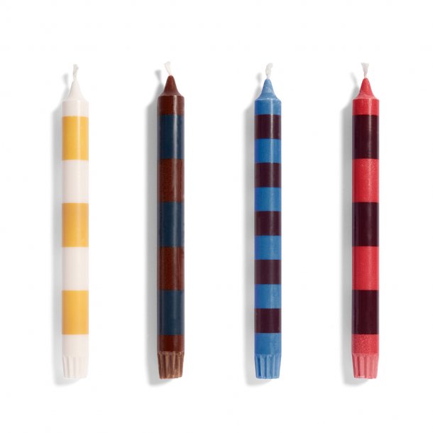 HAY - Stripe Candle | 4 stk.