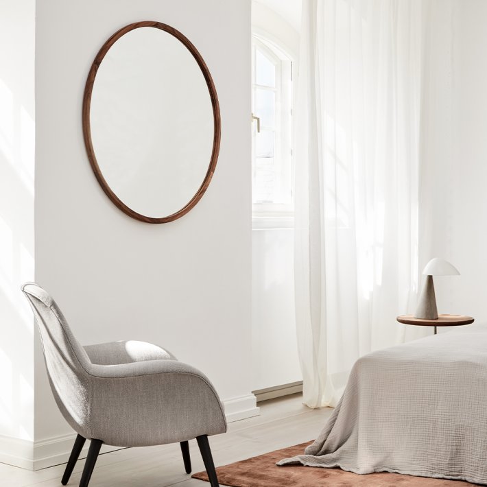 Fredericia Furniture - Silhouette Spejl | 100 | Valnd olie