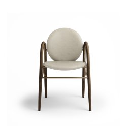 Brdr. Krger - Arkade Spisebordsstol | Fuldpolstret | Eg rget