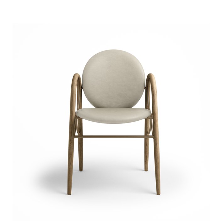 Brdr. Krger - Arkade Spisebordsstol | Fuldpolstret | Eg klar voks olieret