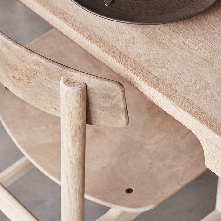 Mater - Conscious Chair BM3162 | Sbebehandlet Eg og Coffee Waste Light