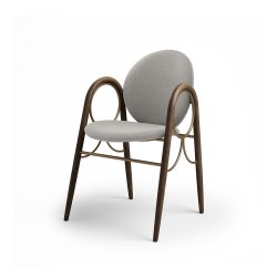 Brdr. Krger - Arkade Spisebordsstol | Fuldpolstret | Eg rget