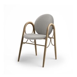 Brdr. Krger - Arkade Spisebordsstol | Fuldpolstret | Eg klar voks olieret