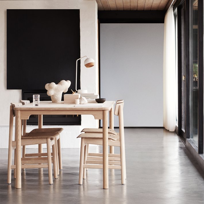 Mater - Conscious Chair BM3162 | Sbebehandlet Eg og Coffee Waste Light