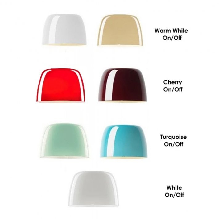 Foscarini - Lumiere | Table | Grande | Dmpbar | Cherry | Black chrome