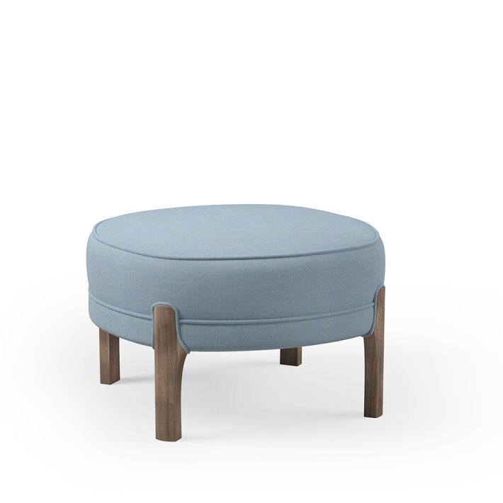 Warm Nordic - Cocktail Lounge Pouf | Smoked Oak