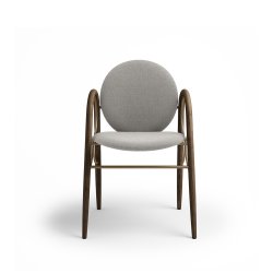 Brdr. Krger - Arkade Spisebordsstol | Fuldpolstret | Eg rget