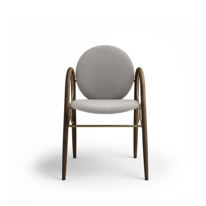 Brdr. Krger - Arkade Spisebordsstol | Fuldpolstret | Eg rget