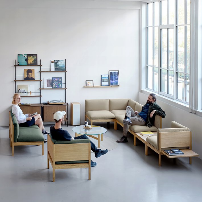 Moebe - Modular Sofa | 3 Seater Sofa with sides | Field