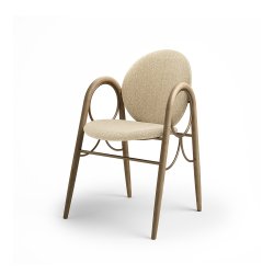 Brdr. Krger - Arkade Spisebordsstol | Fuldpolstret | Eg klar voks olieret